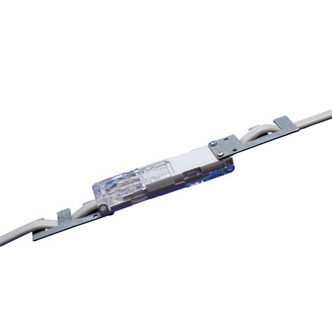 Romex in wall splice kit. Where the wiring method is conduit, tubing, Type AC cable, type MI cable, nonmetallic sheathed cable, or other cables, a box or conduit body shall be installed at each conductor splice point, outlet point, switch point, junction point, termination point, or pull point, UNLESS otherwise permitted in 300.15 (A) through (M). And 300.15 (H) says: 