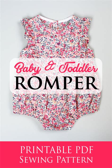 Romper Sewing Pattern PDF Baby Romper Pattern PDF Kids