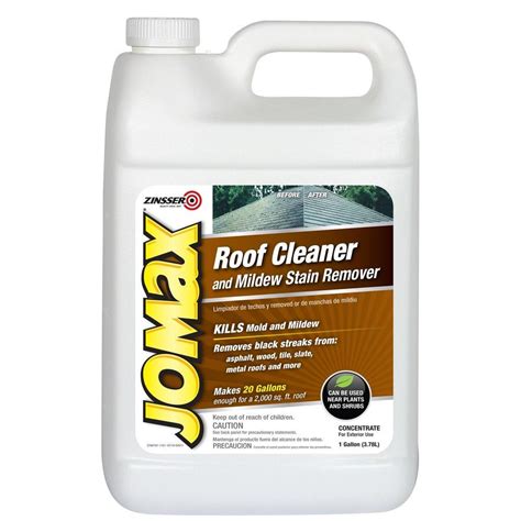 Roof shingle cleaner. One part of proper roof maintenance is cleaning the shingles, which you can do yourself in less than an hour. Pick a cool, overcast day so the cleaning solution … 