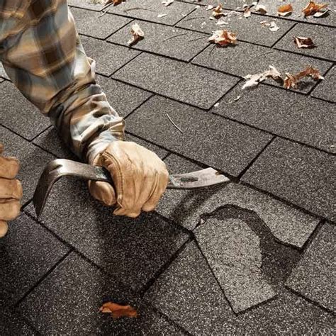 Roof shingle repair. 18 Dec 2021 ... Replace this shingle with a new shingle cut to the same size as the damaged one. You can use a utility or roofing knife to cut it to the correct ... 