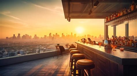 Rooftop Bar at Sunset Mulhouse