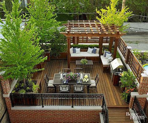 Rooftop Patio Garden Design Ideas