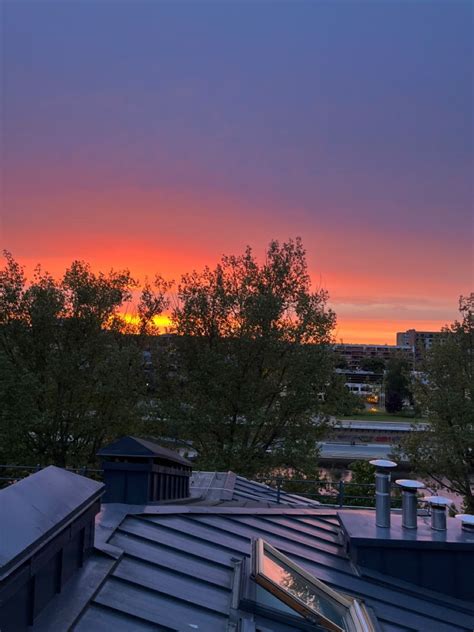 Rooftop Sunset in Mulhouse