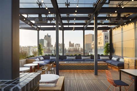 Rooftop bars milwaukee. Milwaukee’s New Rooftop Bar. It will be located atop the New Kimpton Hotel in the Third Ward. By Jeramey Jannene - Aug 28th, 2015 04:14 pm Get a daily rundown of the top stories on Urban ... 