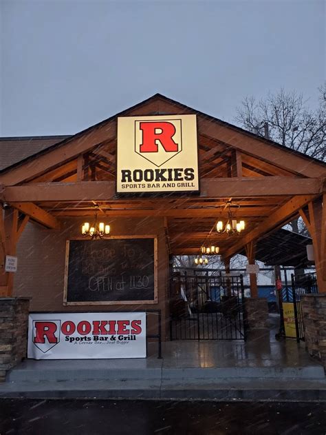 Rookies bar and grill. This is a great place with good food! They also have a party room with very reasonable catering prices! Friendly bartenders 