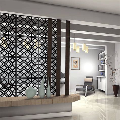 SKADE 24 Pcs Hanging Room Divider Made of PVC Panels Screen, Room Divider for Decorating Living Room, Dining Room, Sitting Room, Office, Restaurant Decoration (Black & White) 3.0 out of 5 stars 17 AED 109.00 AED 109 . 00 