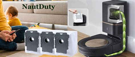 Reusable Roomba Vacuum Bags Replacement - for All Roomba i & s & j Serie Clean Base i1 i1+ i3 i3+ i4 i4+ i6 i6+ i7 i7+ j7 j7+ i8 i8+ S9 S9+ Vacuum Cleaner Automatic Dirt Disposal Bags(3Pack) iRobot Roomba Authentic Replacement Parts - Clean Base Automatic Dirt Disposal Bags, 3-Pack for up to 6 months of hassle-free cleaning, Compatible with all ....