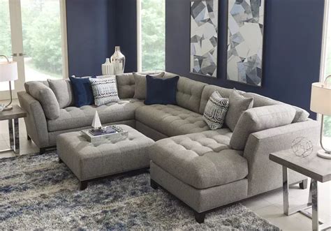 Rooms To Go Blue Sectional - bestroom.one