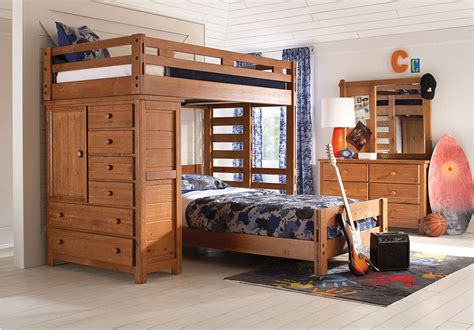 Our selection of twin and full loft beds with desk and bookcase are ideal for your kids room. Available in various finishes and decors at Rooms To Go. Loft Beds with Desk and ….