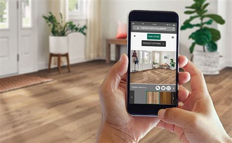 Roomvo. Roomvo and its cutting-edge technology help to eliminate the guesswork commonly associated with purchasing new flooring. Whether you’re interested in carpet, hardwood, laminate, or even an area rug, Roomvo will allow you to see whatever product you want in whatever room you want it in with just a few simple clicks. 