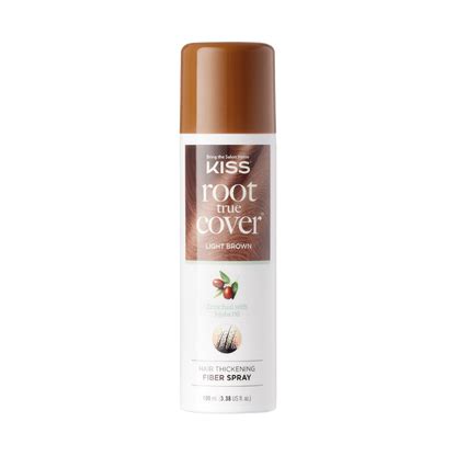 Root True Cover Fiber Spray - Light Brown - KISS USA