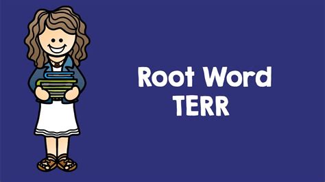 Root Word TERR YouTube