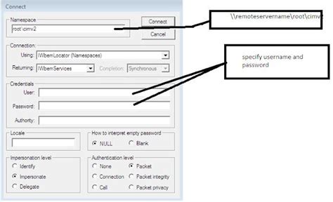 Root cimv2.  There are two protocols for remote adminstering: DCOM and W...