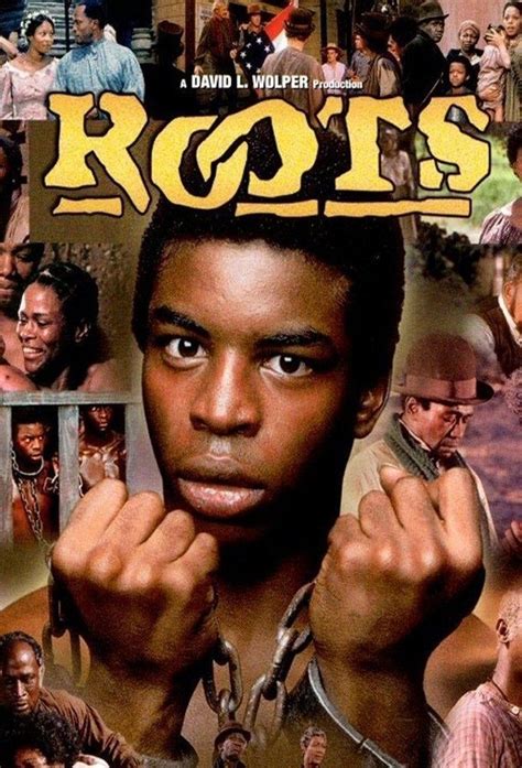 Roots 1977 miniseries. Kunta Kinte is sold into the slave trade after being abducted from his African village, and is taken to the United States. Kinte and his family observe notable events in American history, such as the Revolutionary and Civil Wars, slave uprisings and emancipation. Drama 1977. Starring LeVar Burton, Ed Asner, Georg Stanford Brown. 