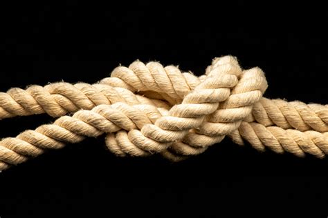 Rope in a knot