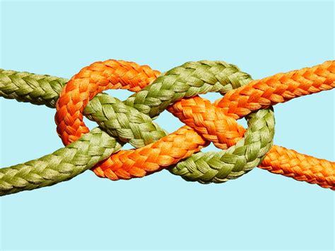 Ropes and knots. The part of a rope used for lifting or hoisting. A knot used to secure the leftover working end of the rope. An instantaneous load that places a rope under extreme tension, such as when a falling load is suddenly stopped as the rope becomes taut. The part of a rope between the working end and running end. 