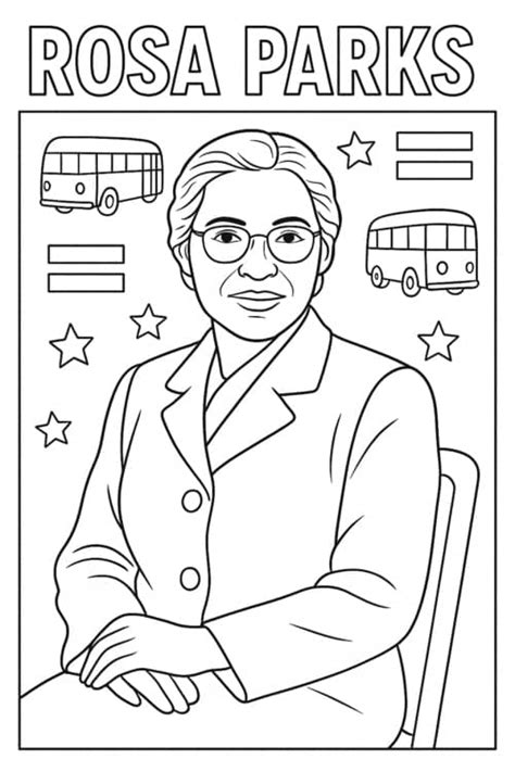 Rosa Parks Coloring Book