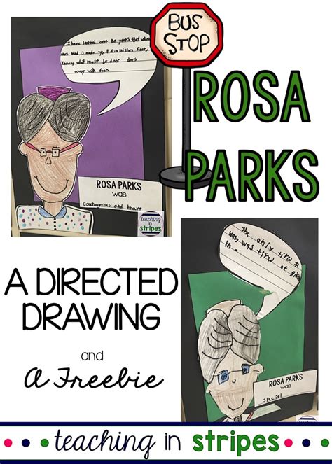Rosa Parks Directed Drawing