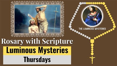 Rosary mysteries thursday. Things To Know About Rosary mysteries thursday. 