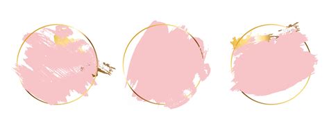 Rose Gold Circle Vector Art - Vecteezy