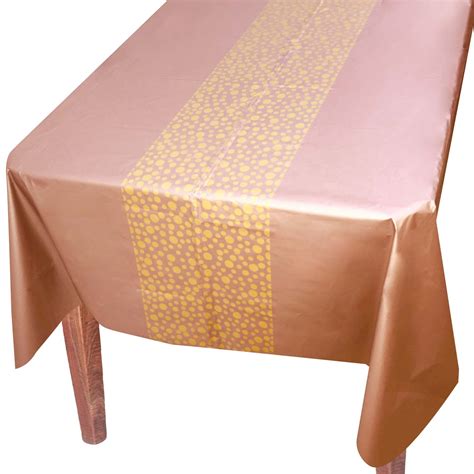 Rose Gold Tablecloth - Etsy