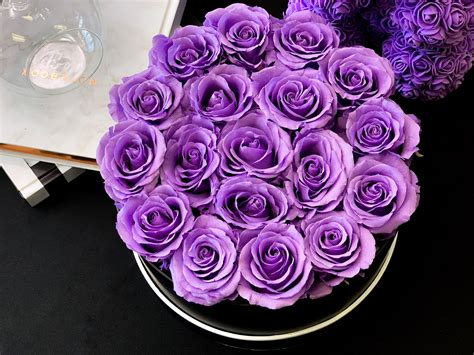 Rose forever. This stunning Purple Roses roses flower bouquet from Rose Forever features 16 preserved roses that look fresh and elegant for months. With worldwide flower delivery available, it's the perfect gift for any occasion. Mother's Day gift, valentine's day gift, anniversary gift, graduation gift, prom gift. Our expert florists use only the … 