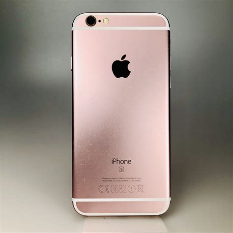 Rose gold iphone. 4-inch (diagonal) Retina display with 1136-by-640 resolution. A9 chip with integrated M9 motion coprocessor. 12MP iSight camera with Focus Pixels and True Tone flash. 4K video recording at 30 fps and slo-mo video recording at 240 fps. 1.2MP FaceTime HD camera with Retina Flash. Touch ID fingerprint sensor. 