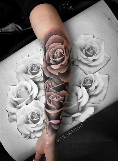 8" Temporary Tattoo Red Rose Flower Body Arm Tattoos Sticker Half Sleeve Waterproof Fake Tattoo Stickers Floral Tattoos Leg Back Tattoos (571) Sale Price $9.95 $ 9.95.
