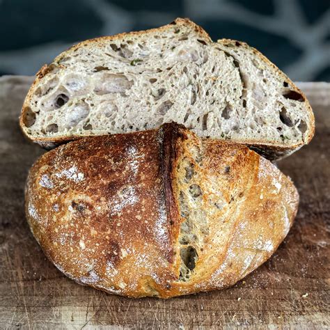 Rosemary sourdough bread. A twist on our signature long-fermented sourdough bread that is chock-full of rosemary and buttery potatoes. Pro Tip: Slice, toast, and butter this baby up ... 