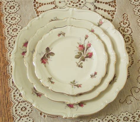 A classy Rosenthal white continental crown jewel china dining