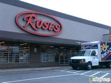 Roses discount store baltimore md. This Roses is part of a chain of local affordable department stores. Originally founded in 1919, Roses offers a large variety of items at low-end prices. Located near the Patapsco Plaza shopping center, Roses sells items such as men's and women's clothing, household supplies, electronics, furniture, and various grocery products. 