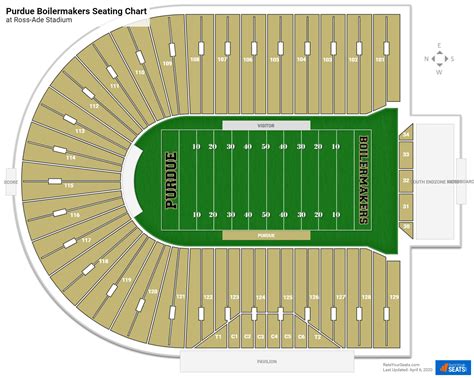 Ross-Ade Stadium seating charts for all events including football. Seating charts for Purdue Boilermakers.