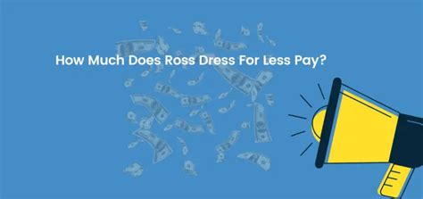 Ross Dress For Less. Salaries. Average Ross Dress For Less hourly pay ranges from approximately $9.00 per hour for Customer Service Representative to $21.65 per hour for Replenishment Associate. The average Ross Dress For Less salary ranges from approximately $41,213 per year for Assistant Store Manager to $56,098 per year for …. 