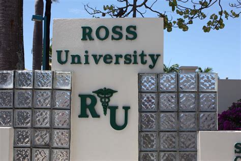 Ross university. Ross University provides medical education degrees. The School's programs include internal medicine, pediatrics, surgery, obstetrics, family medicine, psychiatry, and veterinary. 