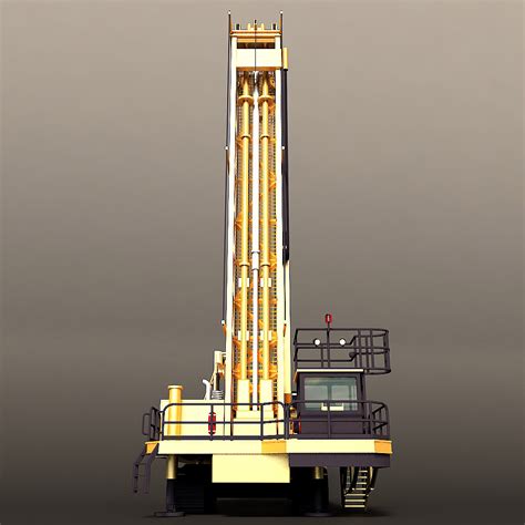 Rotary drilling.  This is 3d model Rotary Drilling RigFile 3ds Max ready ...