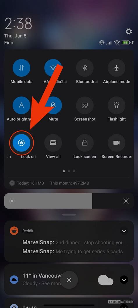 Rotate and for Android