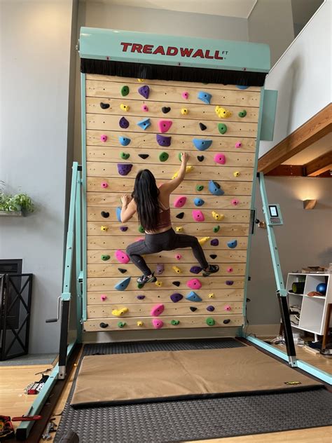 Rotating climbing wall.  Smart & Safe: Features an auto Settings such as wall inclination, a...