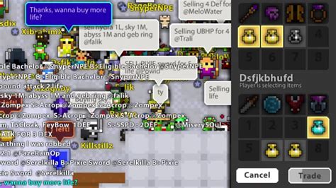 Rotmg trading. ROTMG Trading Discord Server. Hello, a while back you may (or may not) have seen a post about a new ROTMG Trading Discord server. We're currently at a bit over 300 … 