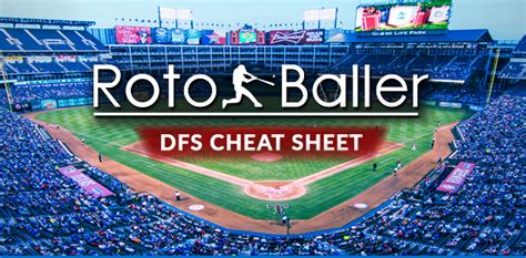 RotoBaller has all your fantasy baseball and DFS needs! Check our probable pitchers page to see all of today’s starters, and be sure to utilize our MLB DFS …. 