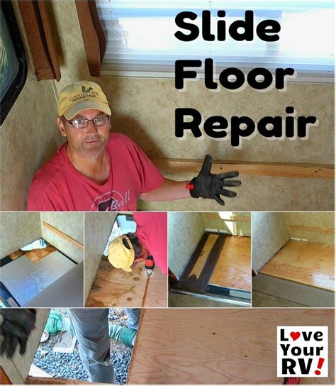 Rotted RV Slide Out Floor Repair - Fixed Manufacturer Flaw