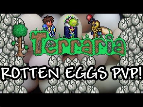 Rotten eggs terraria. The only weapon that can kill NPC's is rotten eggs but you'd need a lot. Weapons can't damage NPCs unless they have a corresponding voodoo doll. Otherwise you have to kill them with rotten eggs, lava, traps, or let enemies kill them. I think you can't kill npc's with weapons. Only differences are guide and clothier but you need voodoo dolls for ... 