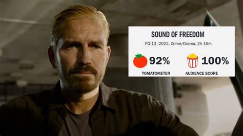 Jul 31, 2023 · SOUND OF FREEDOM: Audience Scores. CinemaScore: A+. Rotten Tomatoes: 72/100. SOUND OF FREEDOM is based upon the true story of former government agent Tim Ballard who quit his job to rescue a little girl from sex traffickers in the Colombian jungle. In the process, Tim ended up saving 123 people, 55 of which were children, from one mission alone. 