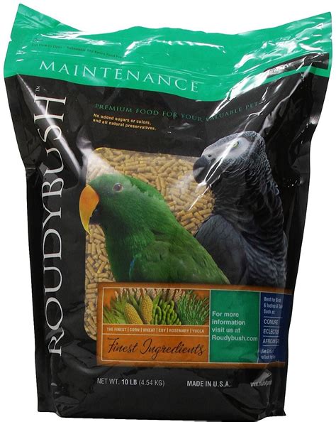 RoudyBush Daily Maintenance Bird Food, Small, 10 …