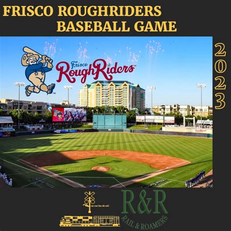 Roughriders baseball game. September 21, 2023. FRISCO, Texas (September 21, 2023) – Mark your calendars! The Frisco RoughRiders have released their home game times for the 2024 season, beginning with their home opener on ... 