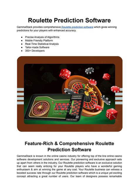 Roulette Prediction Software by Josephemma Issuu