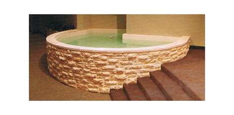 Round Baptistry Pool Single Entry - Churchproducts.com