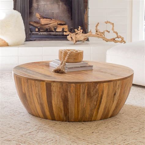 Round Coffee Table With Drawers - Etsy