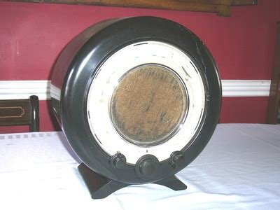 Round Ekco A22 Bakelite Valve Radio #267494249