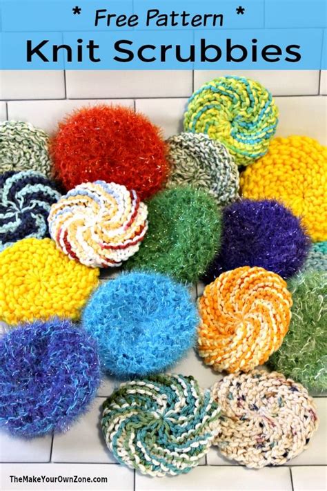 Round Knit Scrubby Pattern