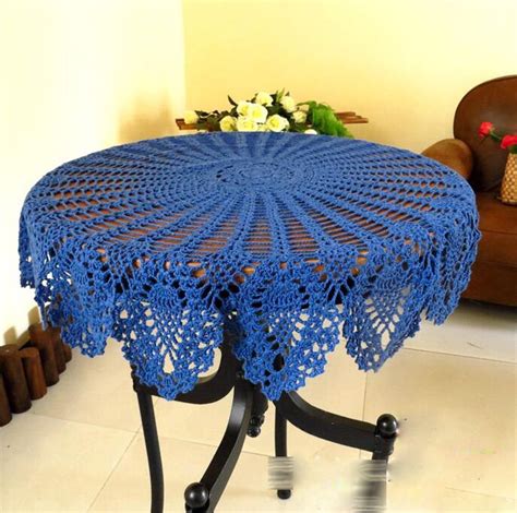 Round Pineapple Crochet Tablecloth Pattern Free Crochet Patterns